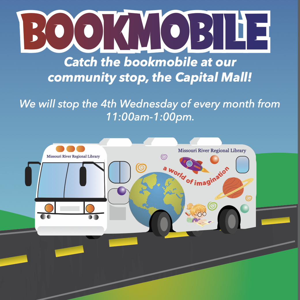 Bookmobile Community Stop the Capital Mall Missouri River Regional